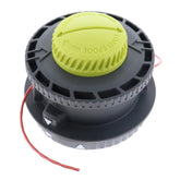 xamily cabezal Reel Easy+ frontal mostrando el cuerpo y ajuste, compatible con Ryobi