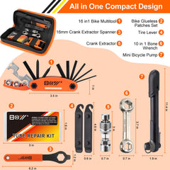 XCH Robots mini pump closeup with expandable shaft for on‑trail inflation