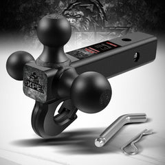 XPE enganche tri ball frontal mostrando las tres bolas y compatibilidad, durabilidad visible