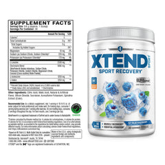 Xtend close-up scoop of powder highlighting precise BCAA dosing benefit