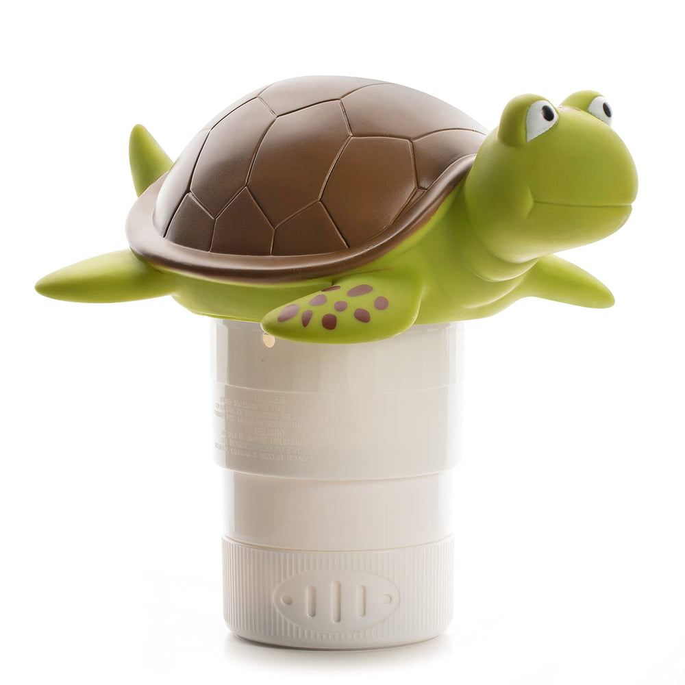 XY-WQ vista frontal del dispensador tortuga, diseño atractivo y funcional