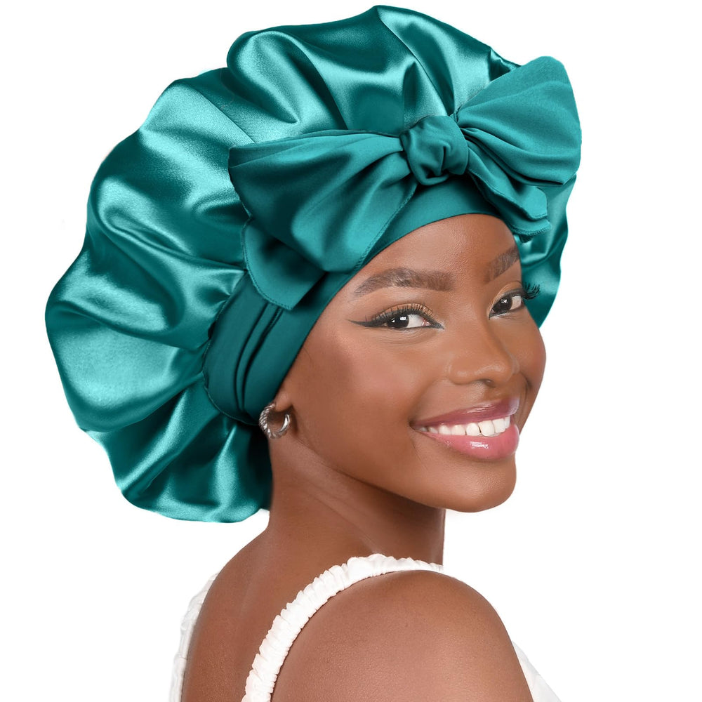 YANIBEST gorro frontal Azul Zircon mostrando ajuste elegante y protección