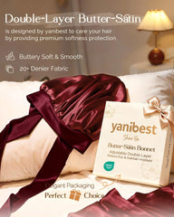 YANIBEST detalle textura satén suavidad para cabello