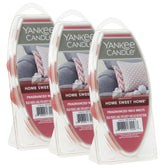 Yankee Candle packaging frontal mostrando pack de 18 pastillas, ideal ambientar espacios