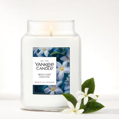 Yankee Candle Midnight Jasmine cera derretida uniforme demostrando rendimiento