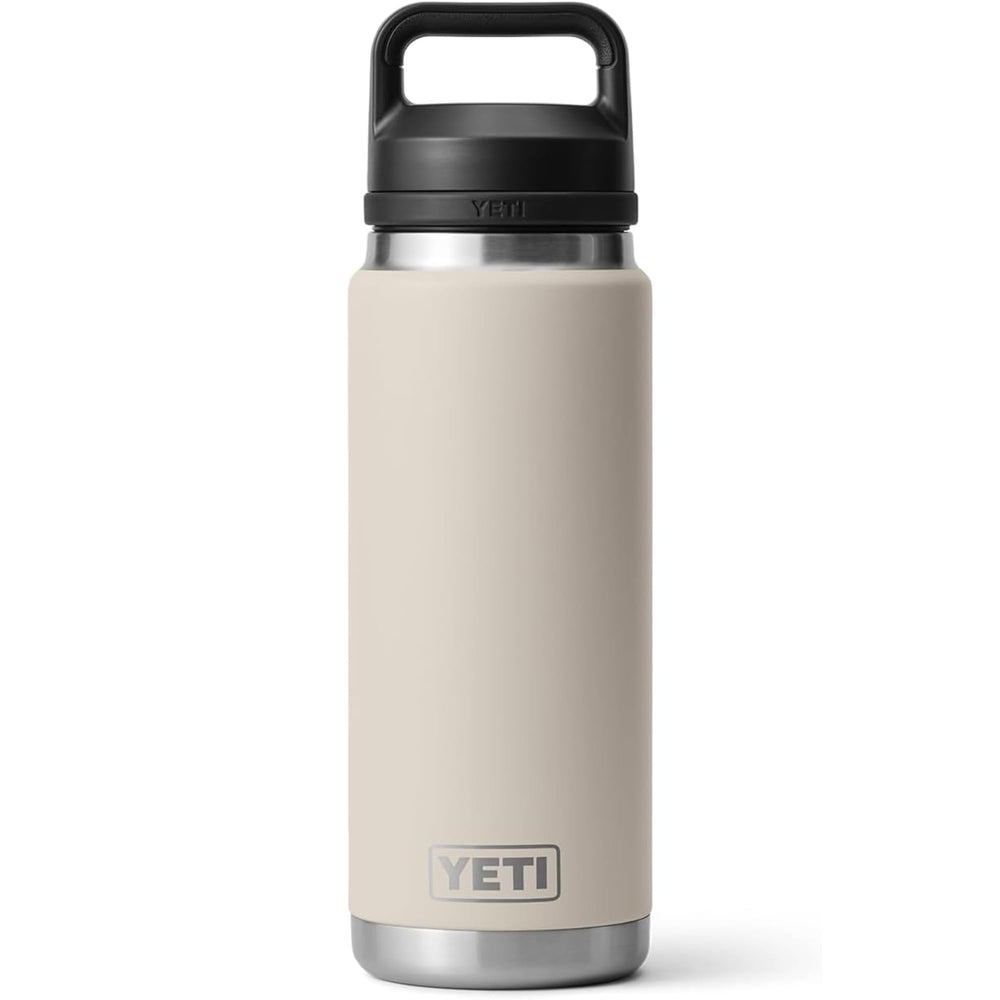 YETI Rambler frente Cape Taupe mostrando diseño duradero