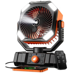 Yinenio front view showing fan and mist output for portable cooling