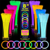 YixangDD pack frontal mostrando bastones y conectores para fiestas