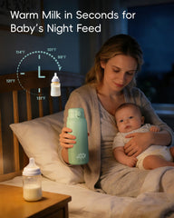 YKV panel de controles con botones de modo leche y agua para ajustes rápidos