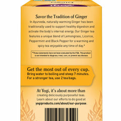 Yogi primer plano de jengibre fresco y seco que resalta el sabor cálido