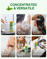 Yoken en uso lavando platos para limpieza efectiva y aroma refrescante