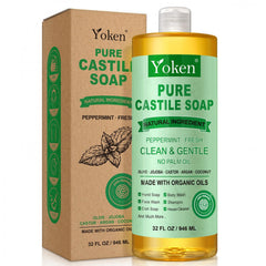 Yoken frente de la botella 32oz mostrando diseño y volumen para múltiples usos