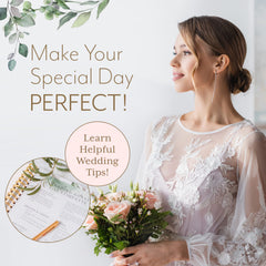 Your Perfect Day interior con páginas abiertas para planificar pasos clave