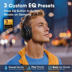 YUMONDEAR auriculares plegados listos para transportar cómodamente