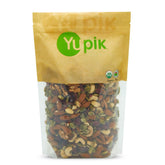 Yupik front packaging showing organic trail mix and benefits