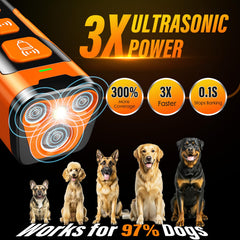 YUYQA detalle de los tres emisores ultrasónicos que aumentan la cobertura