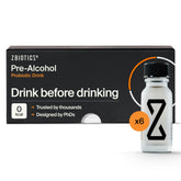 ZBiotics vista frontal del envase mostrando la dosis lista para beber y conveniencia