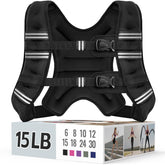 zeerun front view showing vest fit and secure buckle for stable workouts