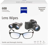 ZEISS empaque frontal de 600 toallitas, almacenamiento práctico y compacto