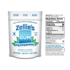 Zellie's textura del chicle en primer plano y masticabilidad mejorada