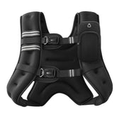 ZELUS chaleco lastrado frontal mostrando ajuste ergonómico y estabilidad