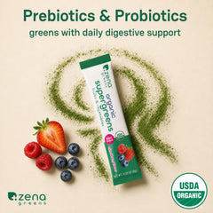 Zena Nutrition textura del polvo en primer plano que muestra mezcla fina y homogénea