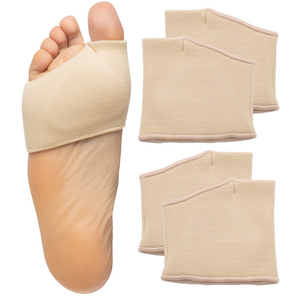 ZenToes empaque frontal mostrando 4 fundas y talla M para fácil identificación
