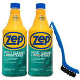 Zep envase frontal 32 oz mostrando etiqueta y beneficios de limpieza