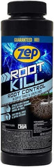 Zep Root Kill frontal del envase mostrando la etiqueta y uso profesional