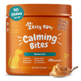 Zesty Paws envase frontal mostrando 90 unidades y fácil administración