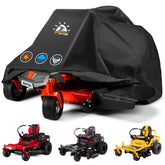 Zettum front view showing full mower coverage and weather protection