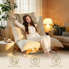 ZIMASILK pillowcase styled on bed in a bedroom scene showing comfort and refined aesthetic benefit