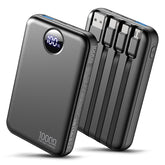 Zmmyuluo vista frontal del power bank mostrando su diseño compacto y beneficio de portabilidad