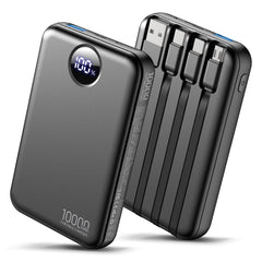 Zmmyuluo vista frontal del power bank mostrando su diseño compacto y beneficio de portabilidad