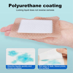 ZMZPA textura de espuma absorbente que retiene exudado eficientemente