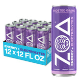 ZOA lata frontal Frosted Grape mostrando diseño renovado y sabor refrescante