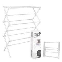 ZOES HOMEWARE tendedero frontal mostrando estructura estable y carga segura