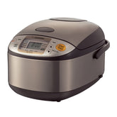 Zojirushi NS-TSC10 vista frontal con panel y botones, facilidad de uso