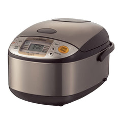 Zojirushi NS-TSC10 vista frontal con panel y botones, facilidad de uso