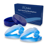 ZQuiet empaque frontal azul mostrando pack starter y beneficio anti-ronquidos