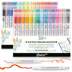 ZWIOT frente del estuche mostrando 30 colores pastel y organización
