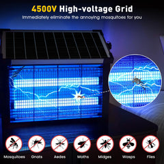 Zwiran rejilla 4500V en primer plano para eliminación rápida de insectos