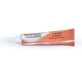Zymox crema frente del envase mostrando diseño y tamaño, facilita identificación rápida