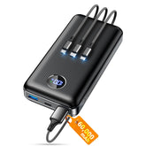 ZZI power bank frontal mostrando diseño compacto y alta capacidad