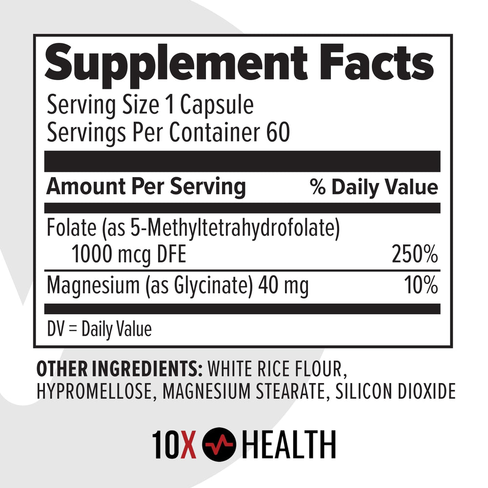 10X Health mano sosteniendo cápsula mostrando conveniencia de uso