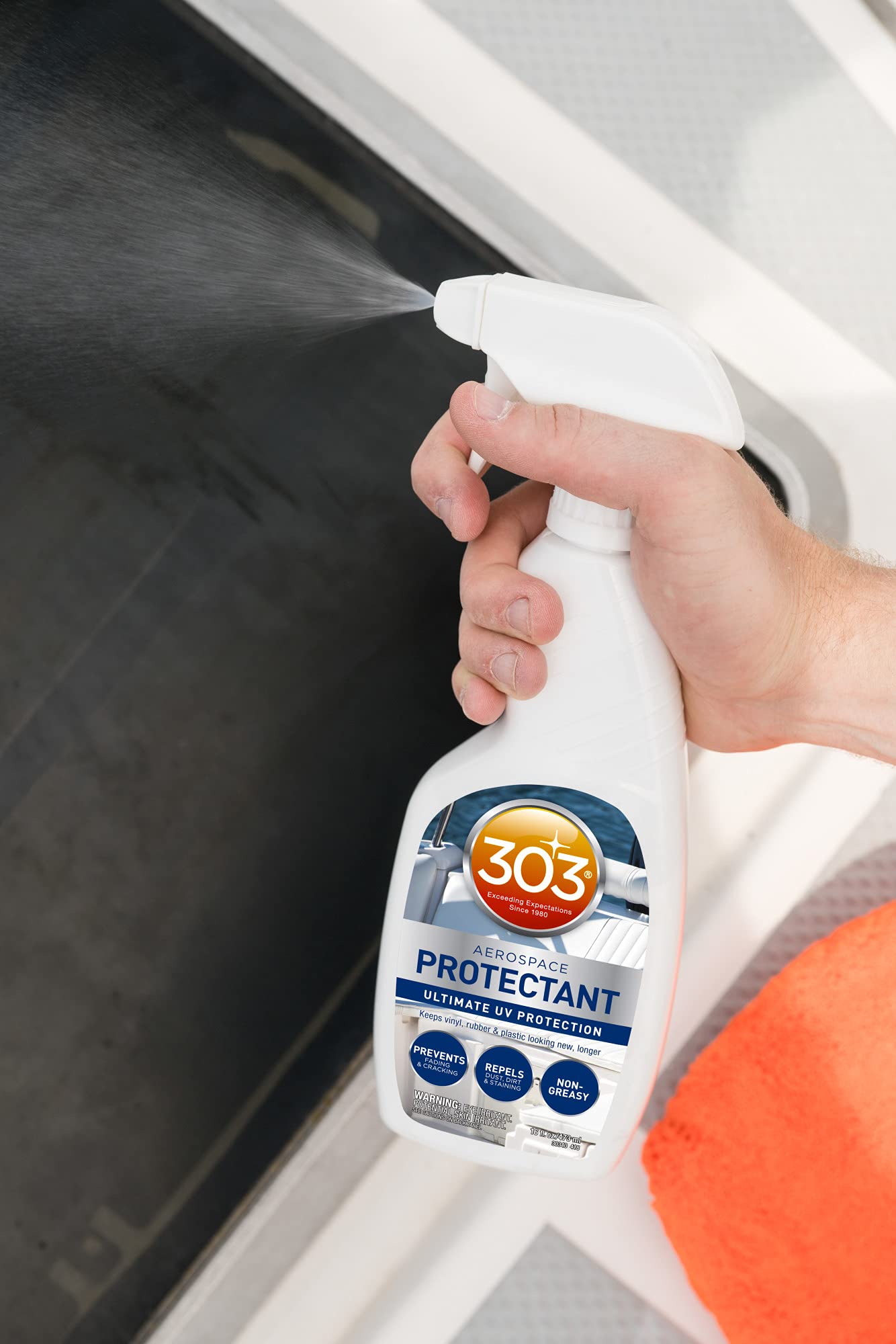 303 Products boquilla atomizadora en primer plano para fácil uso