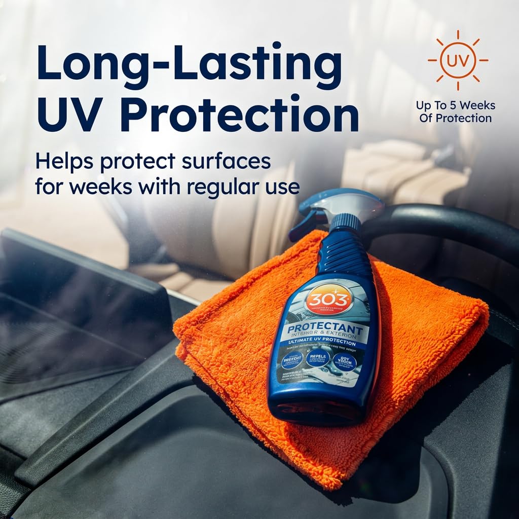 303 Products comparación antes y después protegiendo plástico