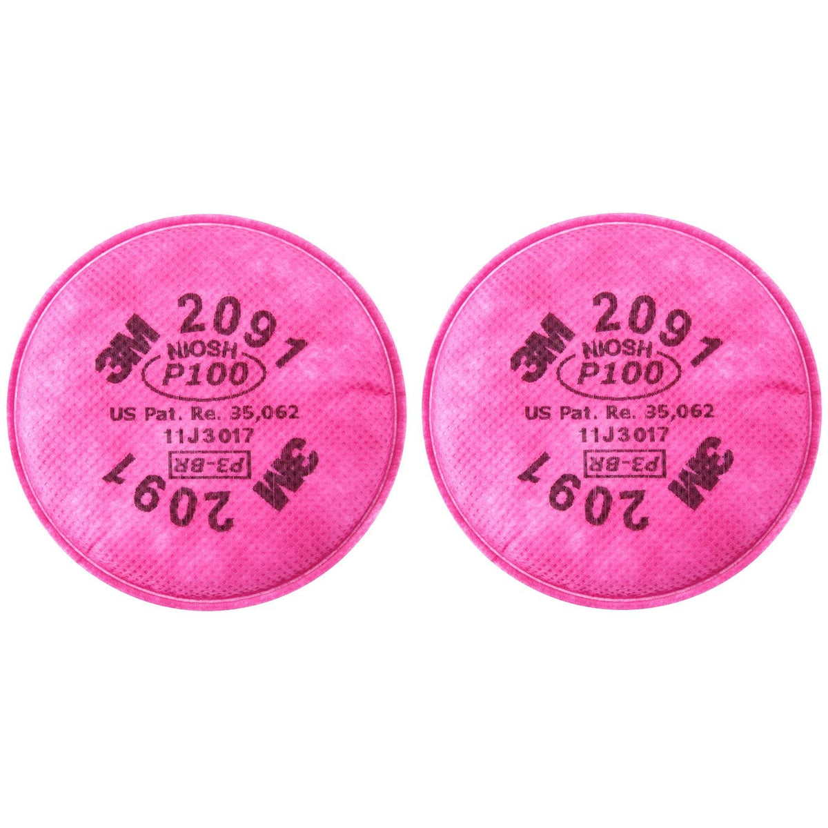 3M 2091 front packaging shows three pairs and brand clarity benefit