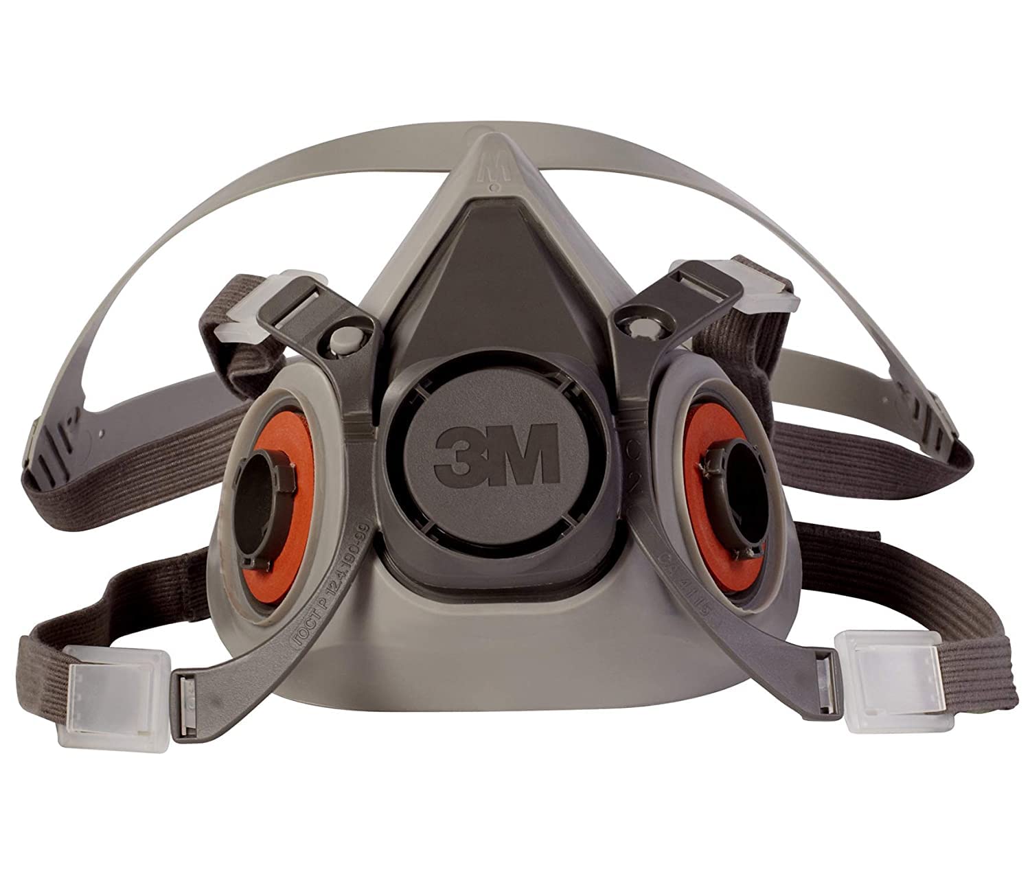 3M 6200 vista frontal mostrando diseño de media cara y confort