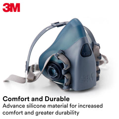 3M 7502 válvula Cool Flow que facilita la respiración y reduce calor